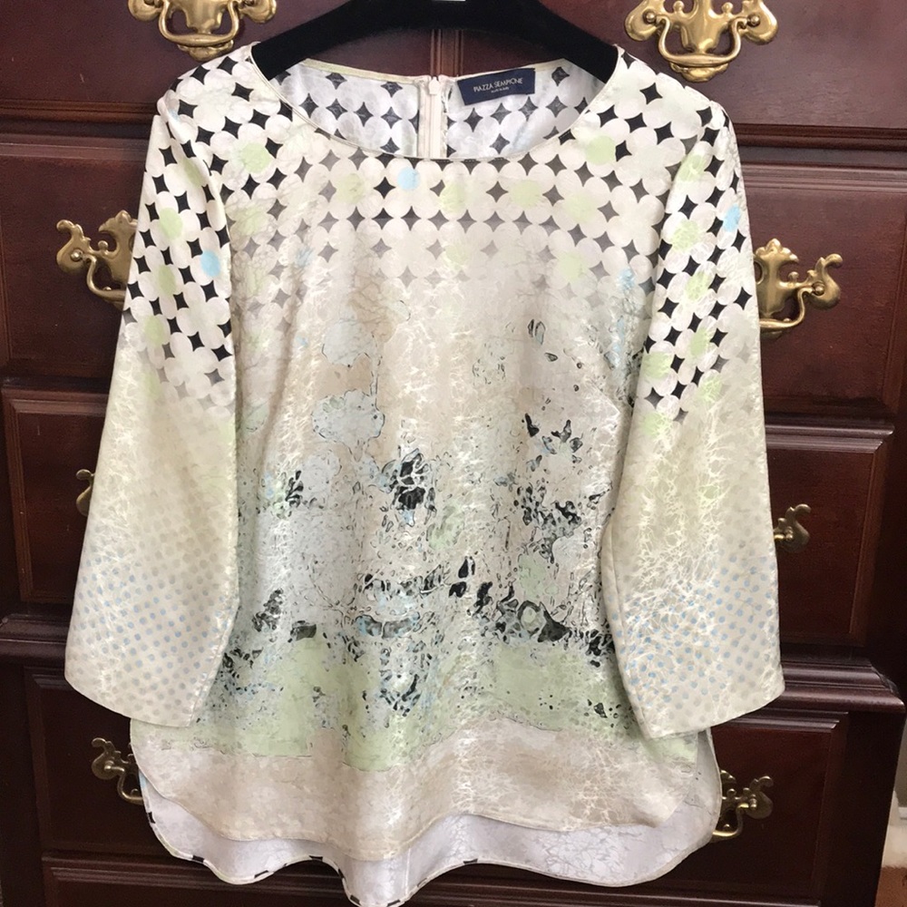Gorgeous abstract print tunic from Piazza Sempione